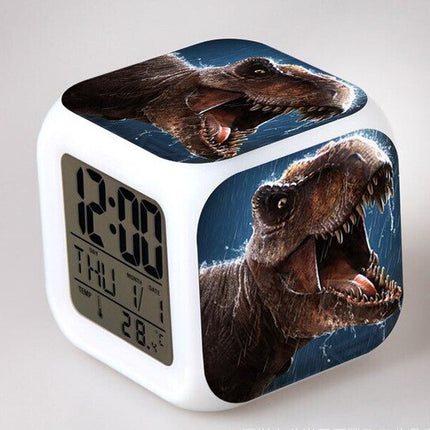 Jurassic Park digitalt terning vækkeur