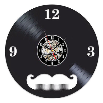 Barbershop dekoration vinylplade ur