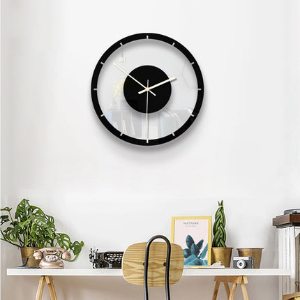 Moderne minimalistisk vægur i akryl