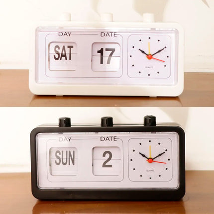 Retro flip ur med kalender funktion