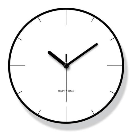 Minimalistisk vægur til den moderne stue