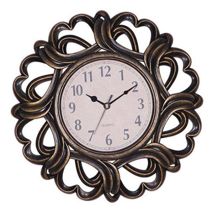 Stort sort vægur i sol-design