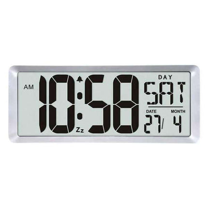 Digitalt bordur med dato og alarm