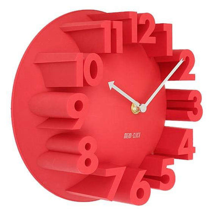 Moderne 3D design vægur med tal