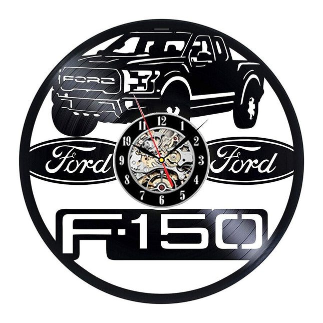 Ford Mustang bil vinylplade vægur