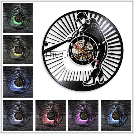 Unikt baseball sports-ur af vinyl