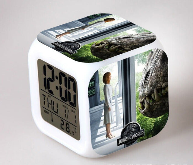Jurassic Park digitalt terning vækkeur