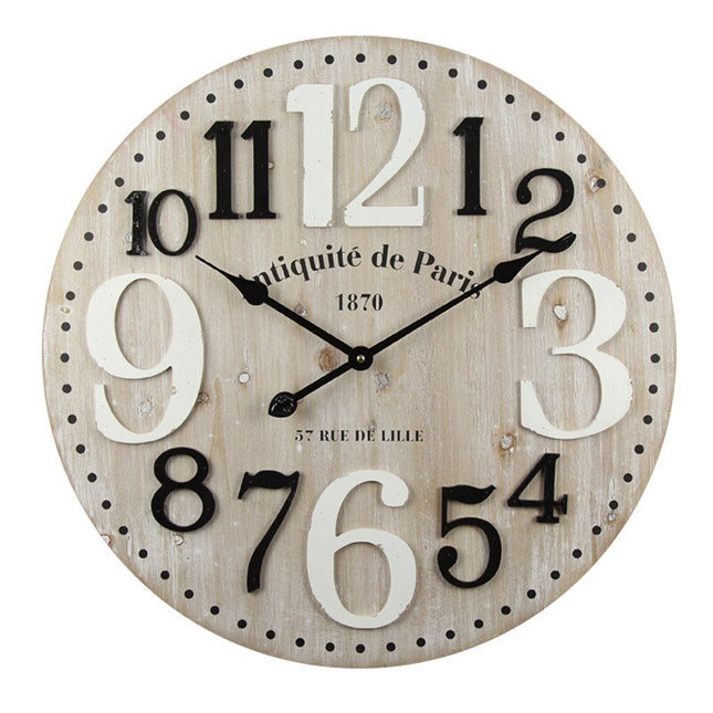 Retro 'Old Town' vægur trælook