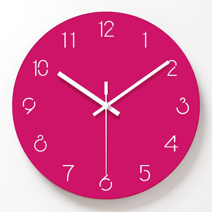 Enkelt og moderne rundt vægur