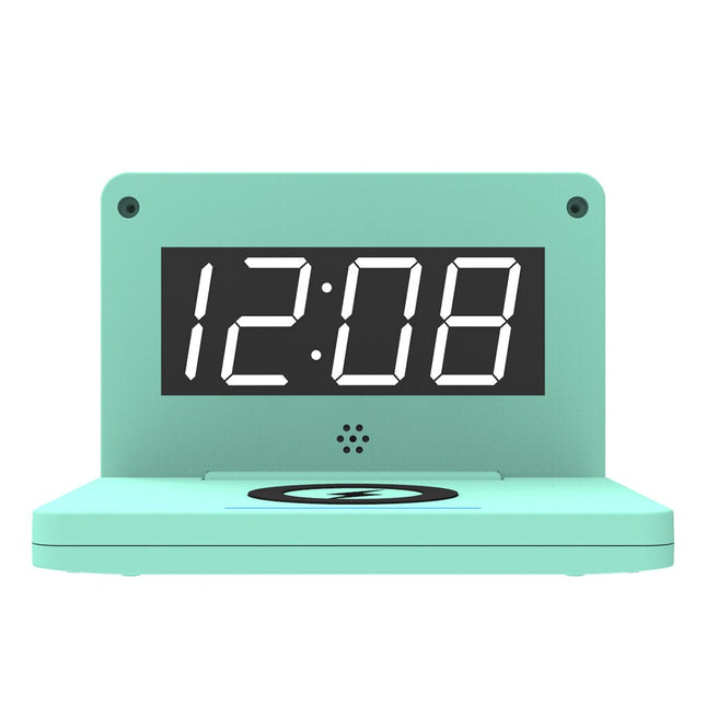 Digitalt vækkeur med trådløs opladning
