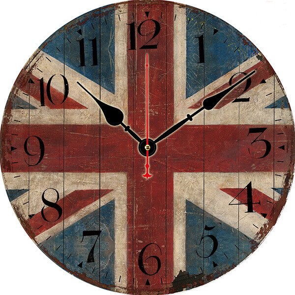 Klassisk parisisk bistro vægur design