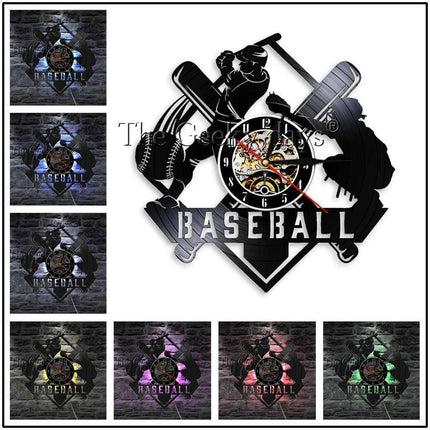 Unikt baseball sports-ur af vinyl