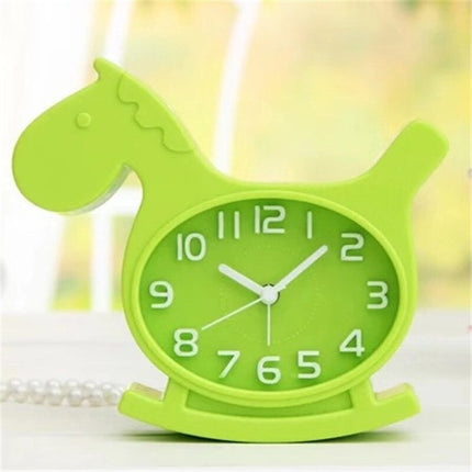 Sødt børnevækkeur formet som en hest