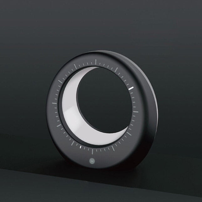 Futuristisk bordur med måne natlampe