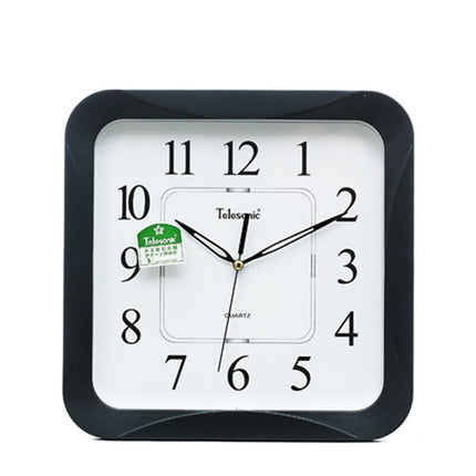 Klassisk firkantet vægur til kontoret