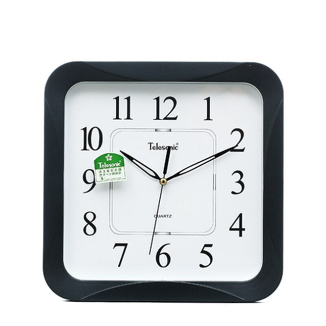 Klassisk firkantet vægur til kontoret