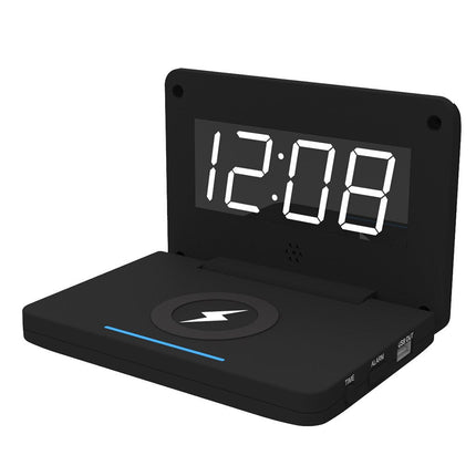 Digitalt vækkeur med trådløs opladning