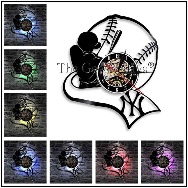 Unikt baseball sports-ur af vinyl