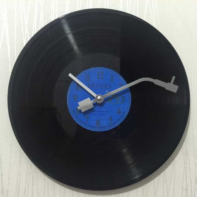 Retro vinylplade ur til væggen