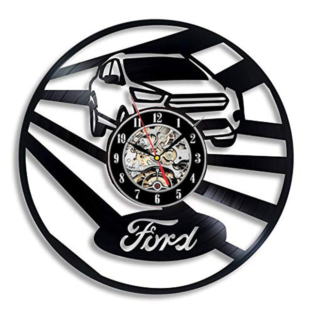 Ford Mustang bil vinylplade vægur