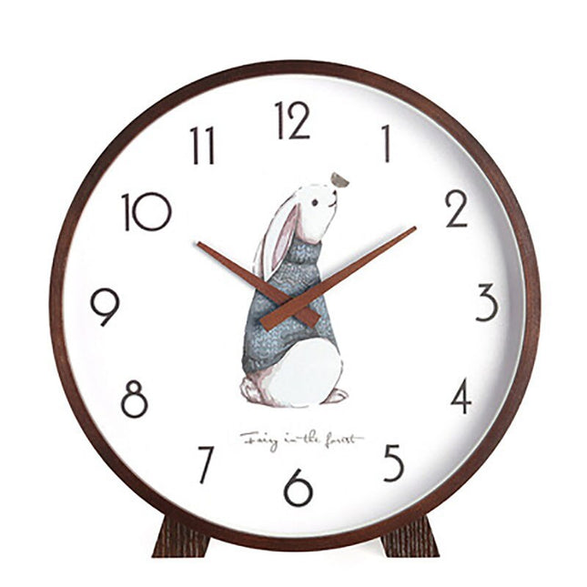 Minimalistisk rundt bordur i lyst træ