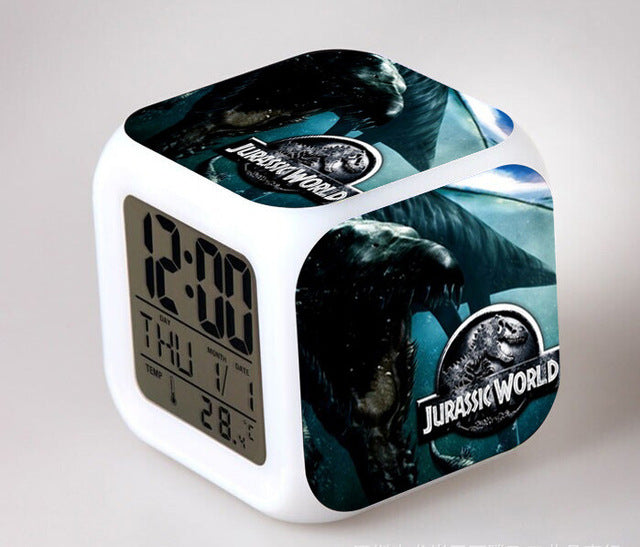 Jurassic Park digitalt terning vækkeur