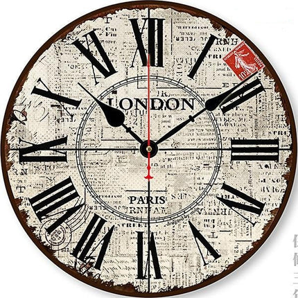 Klassisk parisisk bistro vægur design