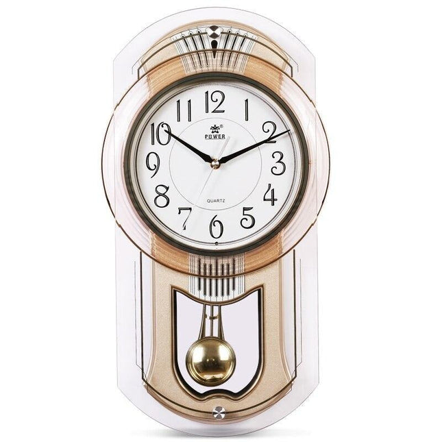 Klassisk pendulur i træ til væggen