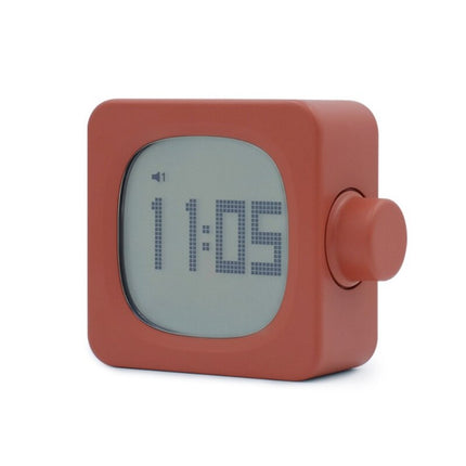 Kompakt digitalt vækkeur med snooze