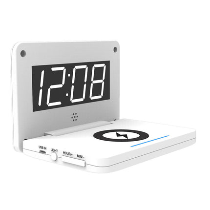 Digitalt vækkeur med trådløs opladning