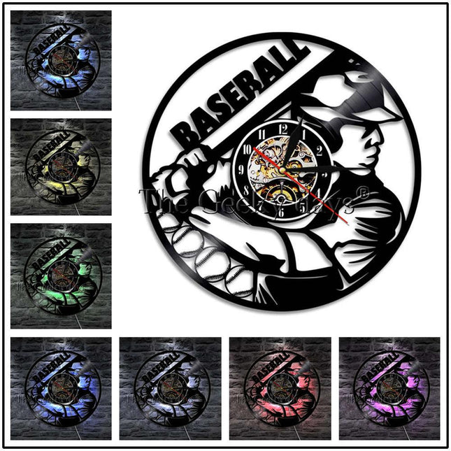 Unikt baseball sports-ur af vinyl