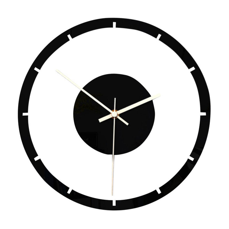 Moderne minimalistisk vægur i akryl