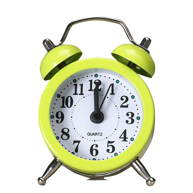 Klassisk retro vækkeur med dobbelt klokke