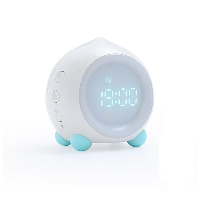 Børnevækkeur med farverigt natlys funktion