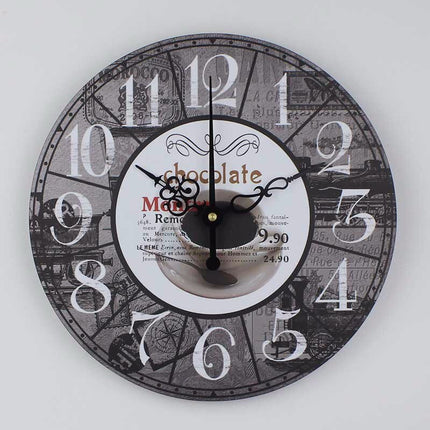 Vintage café vægur til køkkenet