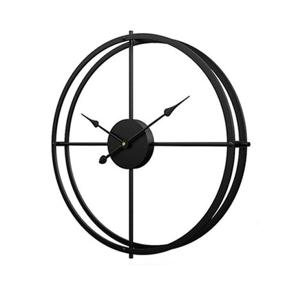 Stort skandinavisk design vægur metal