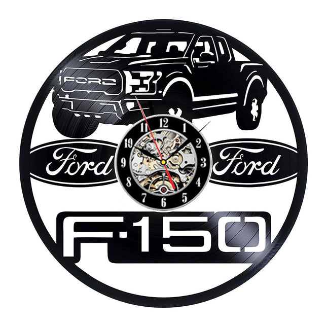 Ford Mustang bil vinylplade vægur