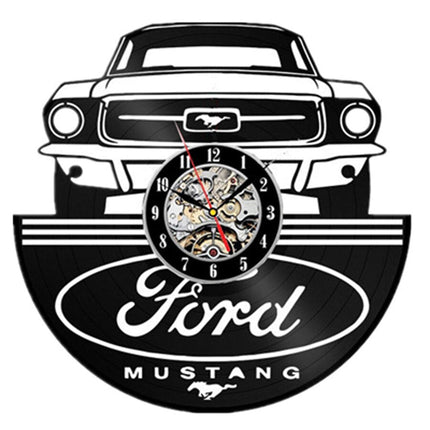 Ford Mustang bil vinylplade vægur