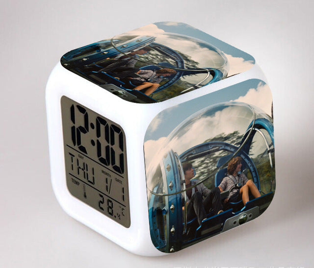 Jurassic Park digitalt terning vækkeur