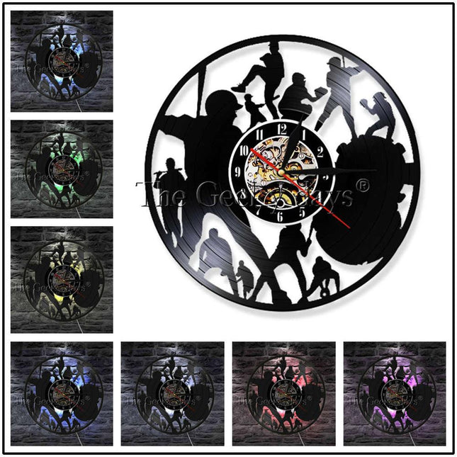 Unikt baseball sports-ur af vinyl