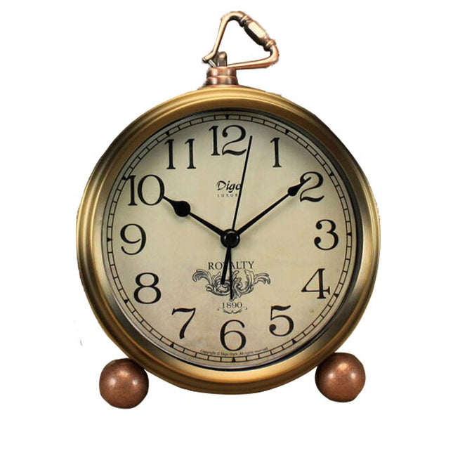 Forgyldt vintage bordur i lommeur stil