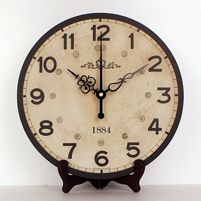 Rundt retro bordur med antik urskive