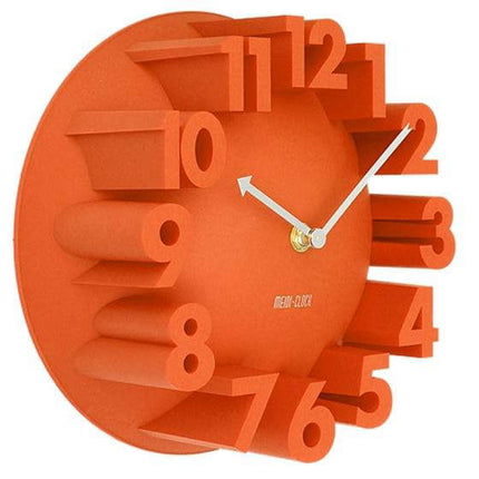 Moderne 3D design vægur med tal