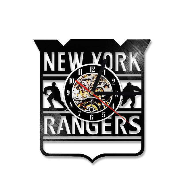 New York Rangers vinyl vægur LED