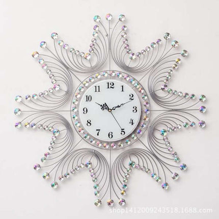 Stort smedejern vægur til stuen