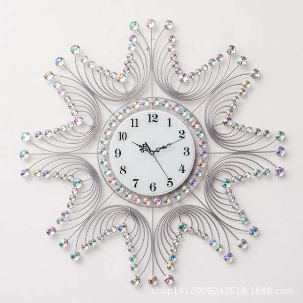 Stort smedejern vægur til stuen