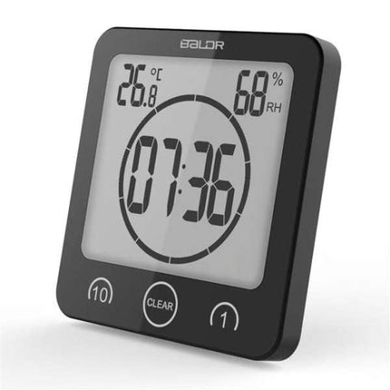 Digitalt vægur med termometer hygrometer