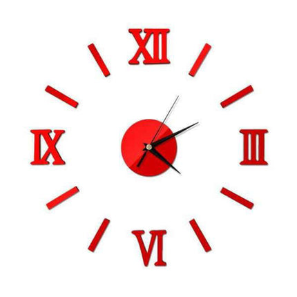 Moderne DIY vægur med romertal