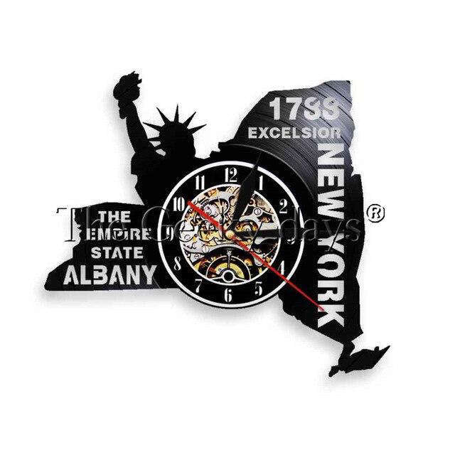 New York State vinyl vægur LED