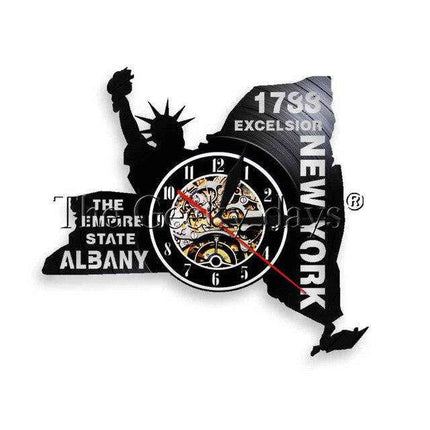 New York State vinyl vægur LED